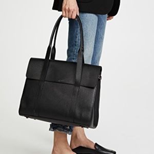 NEW Shinola Black Soft Satchel Bag